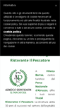 Mobile Screenshot of albergoristorantepescatore.com